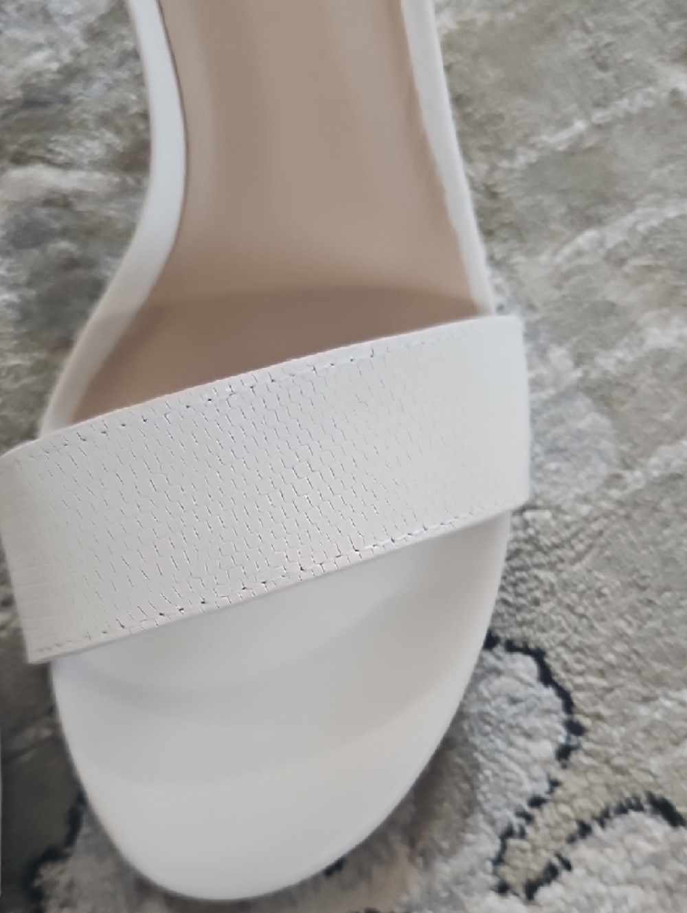 Lauren Ralph Lauren Cream Ankle-Strap Sandals - Picture 5 of 8